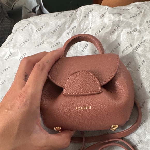 Polene Tan Leather Mini Bag - Picture 5 of 5